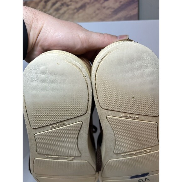 Santoni Shoes Mens Sz 8.5 Leather Lace Up Sneakers Boat Casual Made In Italy - Picture 7 of 13